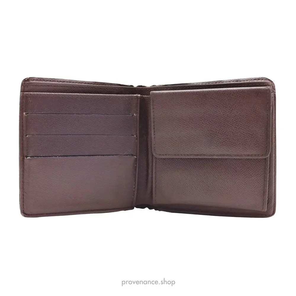 🔴 Louis Vuitton Marco Wallet - Damier Ebene
